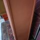 Vintage two-door cabinet with shelves
