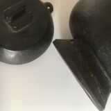 African ethnic wooden vase