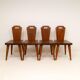 Chaises de salle à manger modernes suédoises en pin attribuées à Bo Fjaestad, années 1940