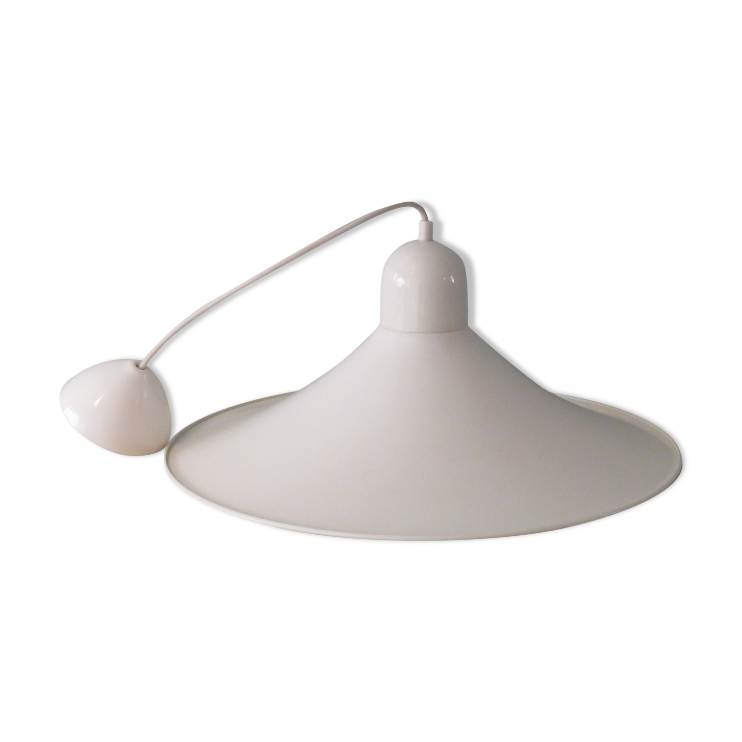 Massive witch hat hanging lamp, Belgium 1980