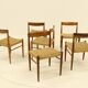 Set of 6 Rosewood Dining Chairs by H.W.Klein for Bramin, Denmark, 1960s
