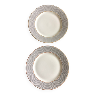 2 Assiettes plates Raynaud Limoges