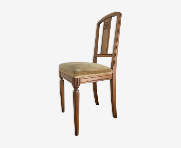 Old Wooden Chair And Fabric Before 1900 Selency - Does Havertys Take Away Old Furniture In India Old Wooden Chair And Fabric Before 1900 Selency - Does Havertys Take Away Old Furniture In India