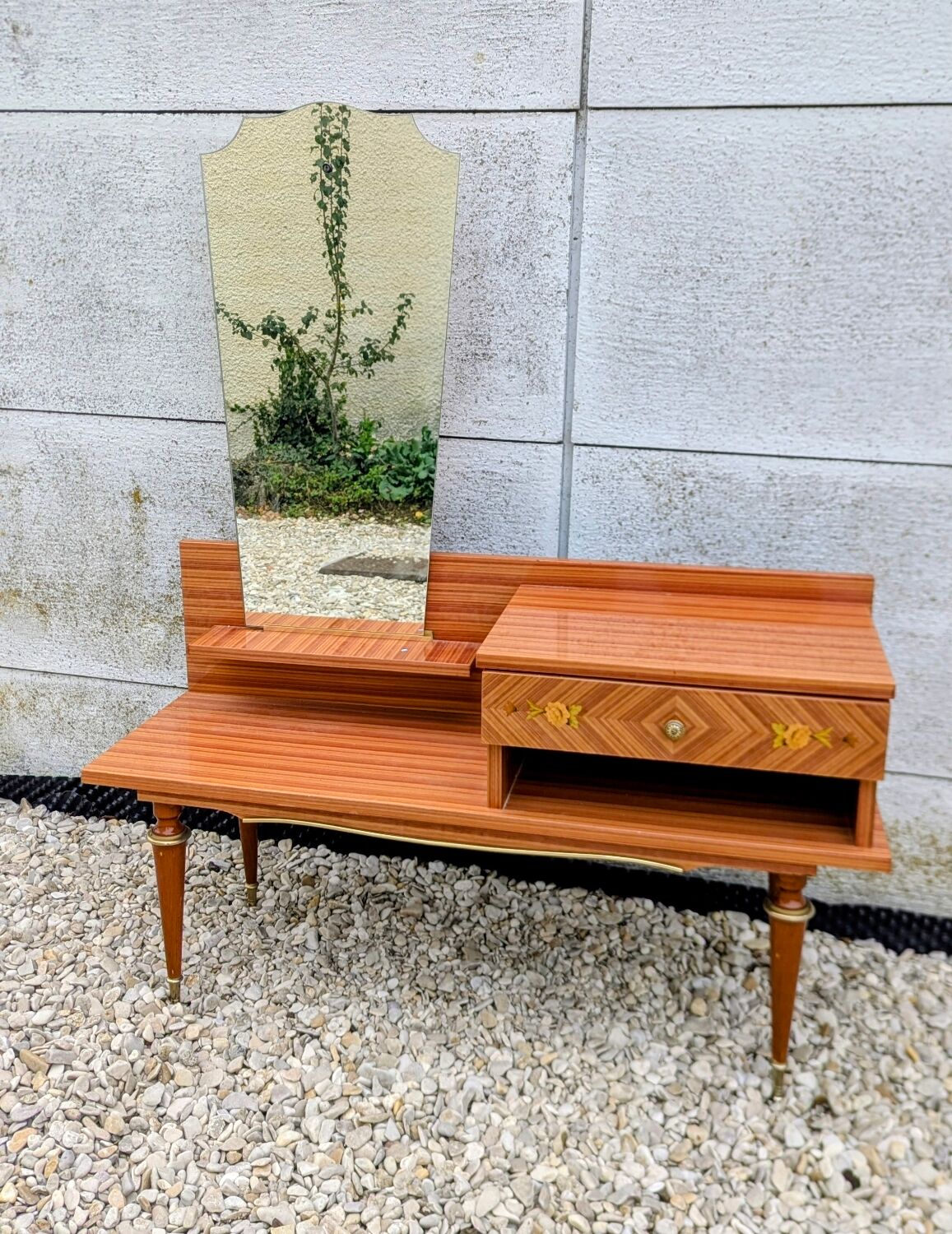 Vintage 50s 60s dressing table mirror