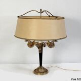 Lampe en laiton doré, style empire - début XXe