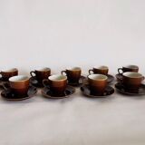 Set of 9 Villeroy and Boch cups