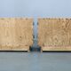 Pair of 1940s Czechoslovak Art Deco nightstands with painted maple imitation finish
