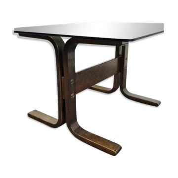 Siesta glass side table from the 1970s