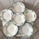 Lot of 6 hollow plates terre de fer saint-amand xixth