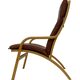 Vintage Danish armchair cognac leather by Stouby