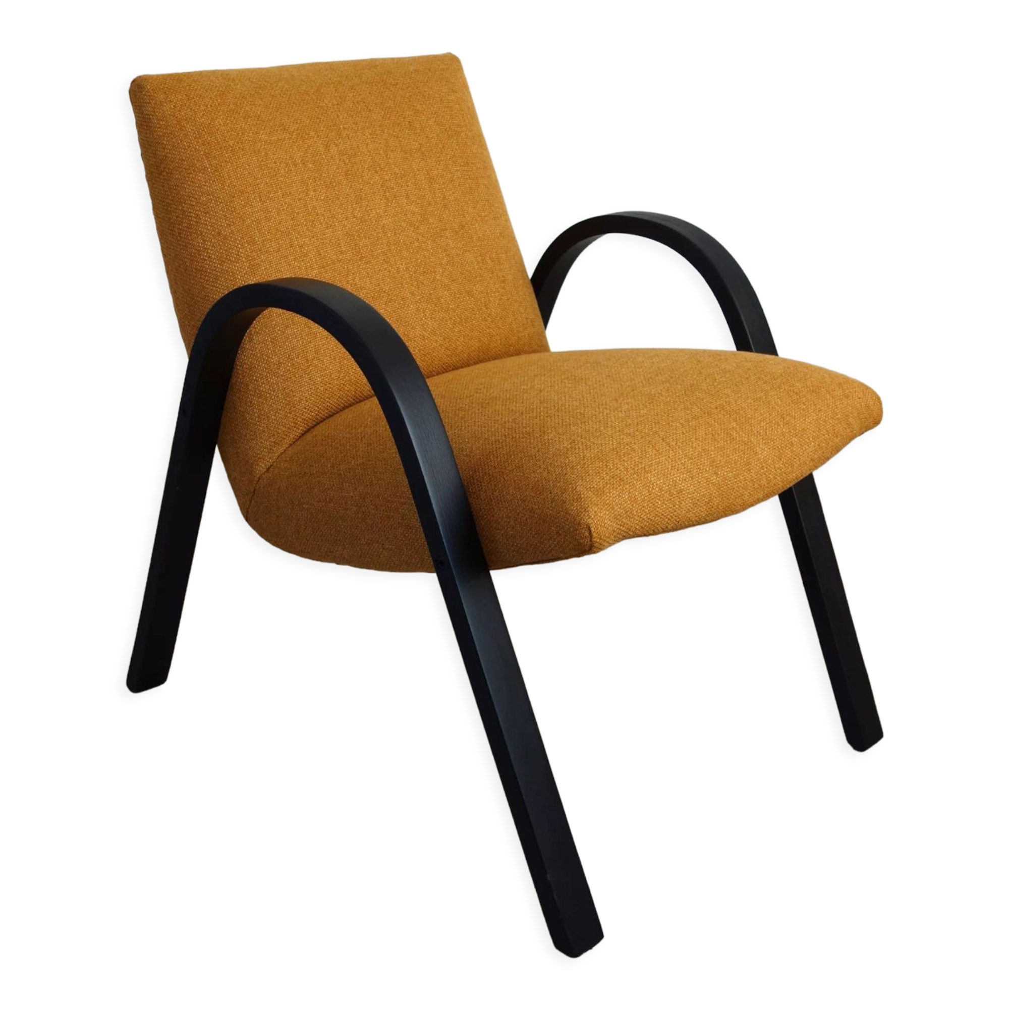 Bow Wood armchair by Steiner, 1950s