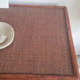 Vintage rattan chest of drawers circa 1960s