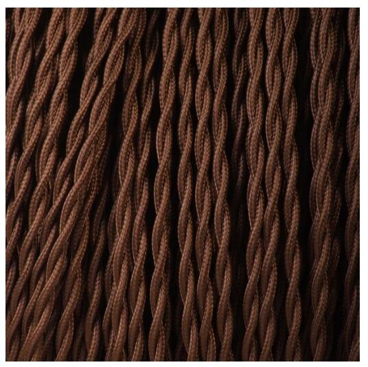 Stoneware lamp with its new 2M fabric cable