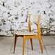 4 Danish chairs in beech wood and skai, 1960