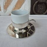 Silver-plated porcelain coffee service, 1970s