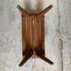 Scandinavian style plant holder with compass base