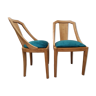 Paire de chaises gondole