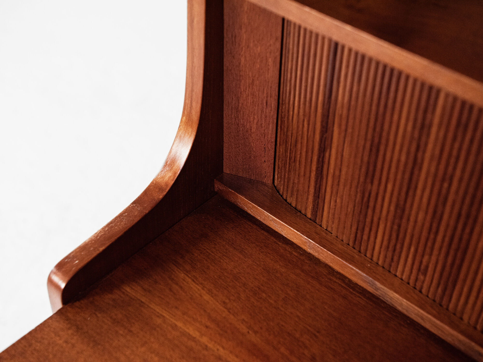 Midcentury Danish book shelf secretaire in teak by Nexø 1960s