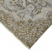 Overdyed Wool Vintage Handmade Carved Rug 178 cm x 275 cm