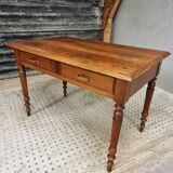 Antique table desk table dining table walnut 72x120 cm