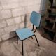 Blue formica chair 1960