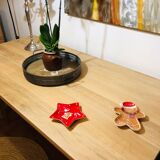 Solid oak farmhouse table