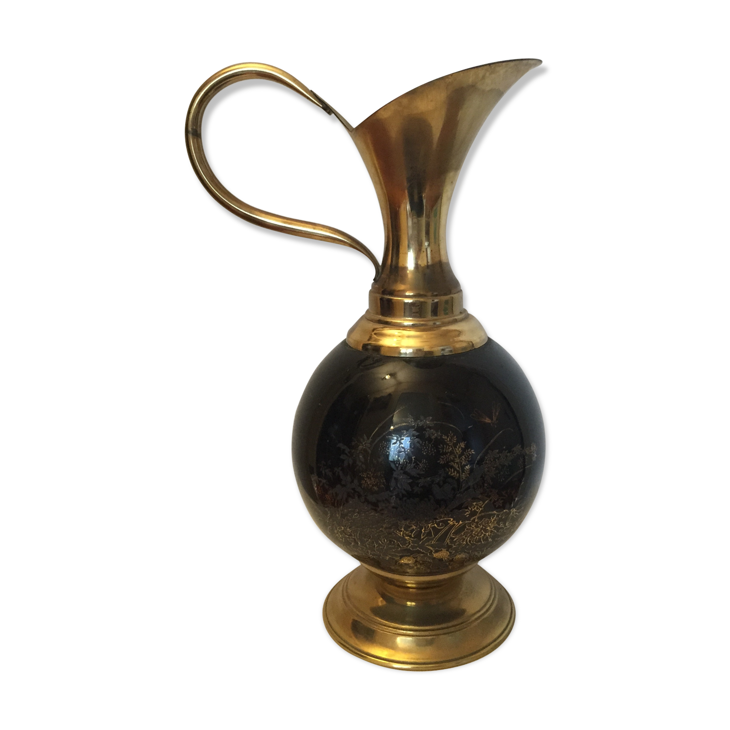 Vase ceramic and copper