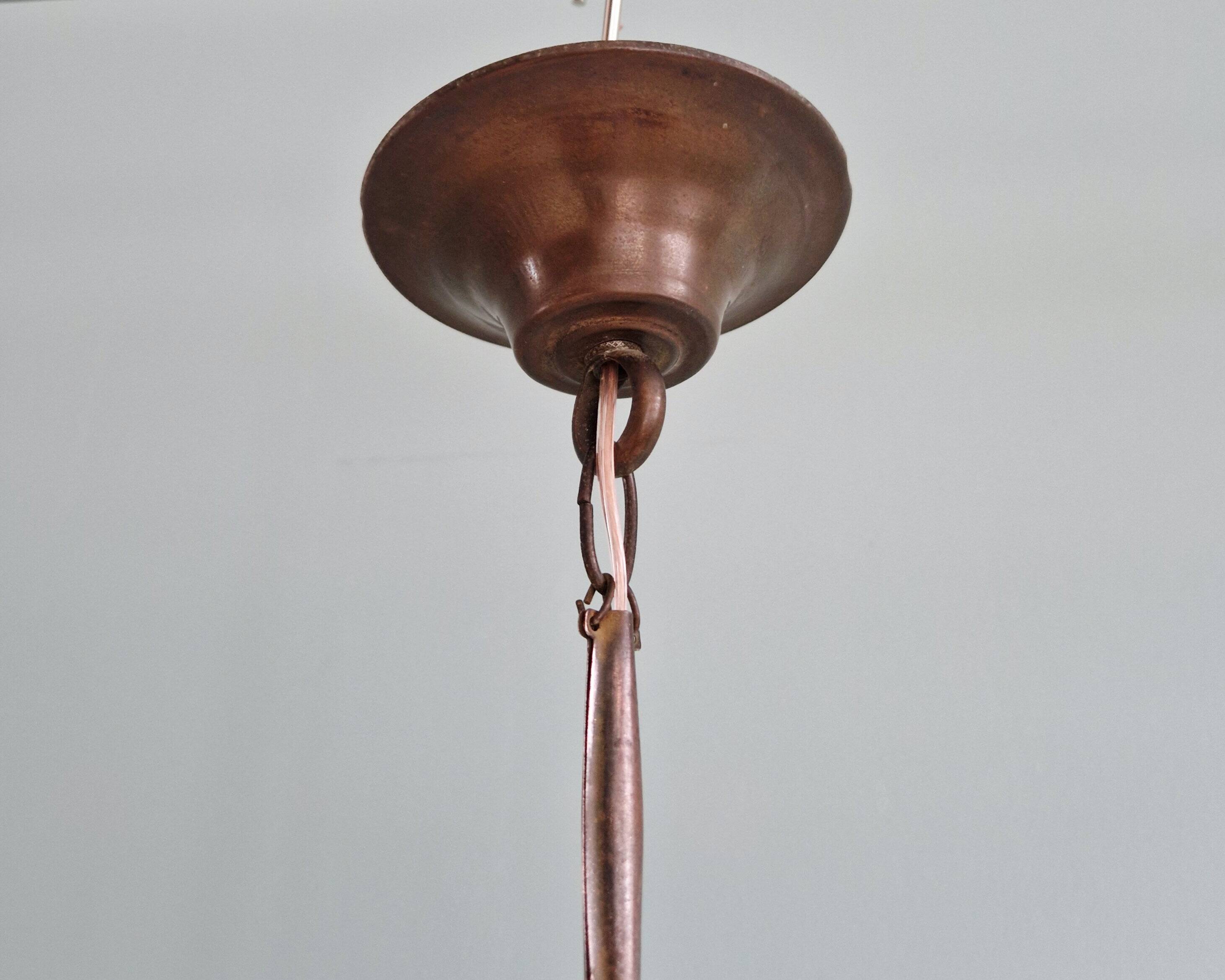 Luzette pendant, design by Peter Behrens, 1910s-20s.