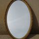 miroir médaillon doré style Louis XVI, 63x41 cm