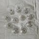 11 antique champagne glasses