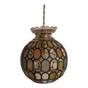 Suspension globe vintage - effet