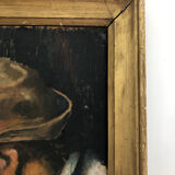 Portrait of a signed man
