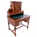 Desk with extension - secretary desk from the end of the 19th century, Northern Europe.
