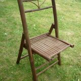 Bamboo child folding chair