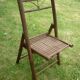 Chaise pliante enfant en bambou