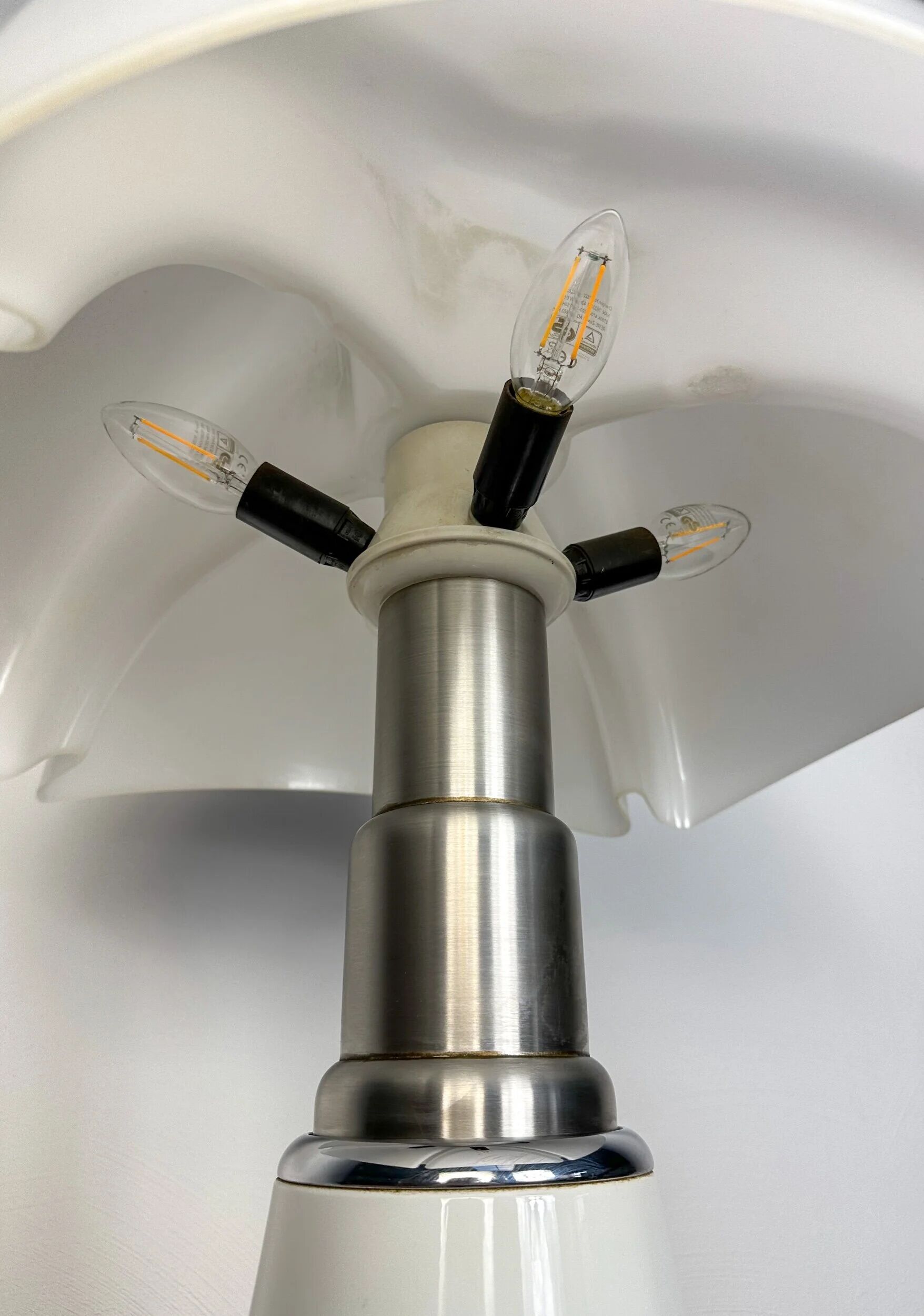 1970s Large Vintage Pipistrello Lamp by Gae Aulenti for Martinelli Luce