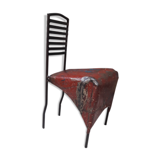 Model chair "tubab fatou" numbered and signed by designer Sari Anttonen