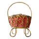 Adorable Italian worker vintage bamboo rattan 1950s