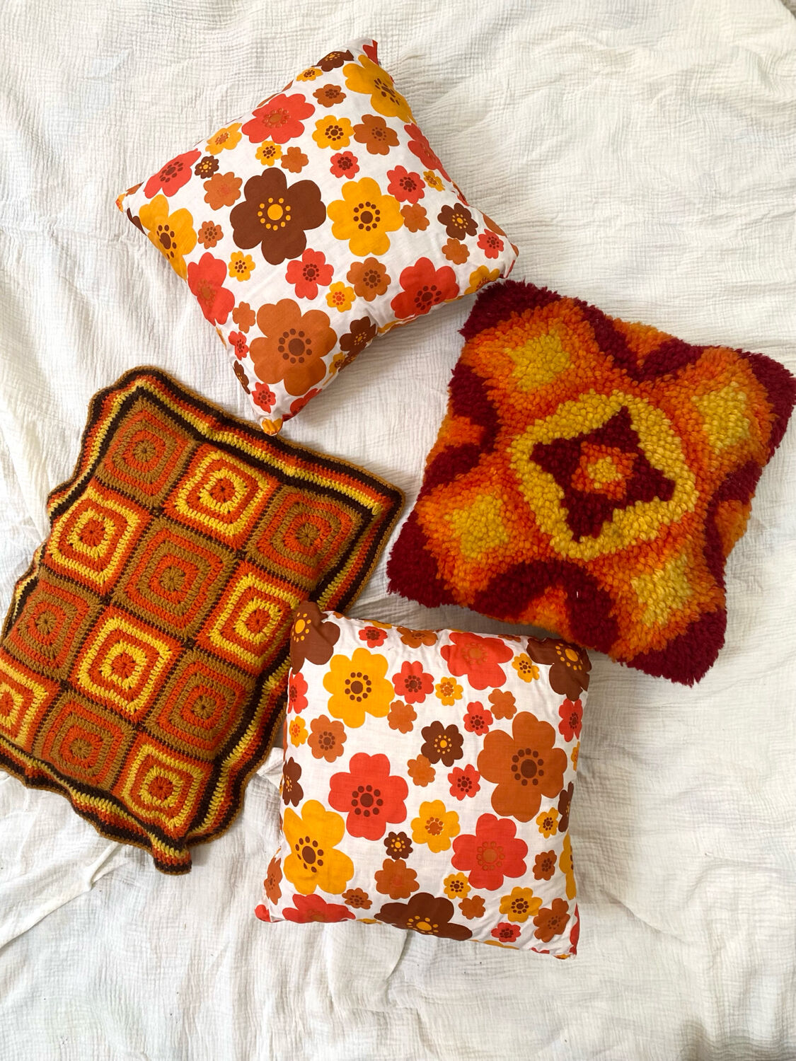 Coussin décoratif au Punch Needle 70