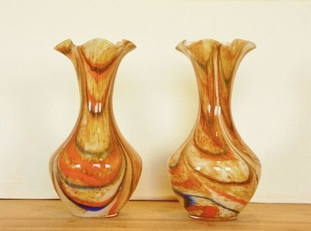 Vintage chamaré glass vase 60s/70s