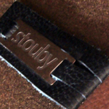 Danish vintage retro 3-seater sofa in Scandinavian oak Stouby leather from the 60s 70s