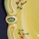 Provençal earthenware by Poet Laval France Vintage Deep Plate