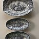 Luneville earthenware plates and dishes