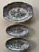 Luneville earthenware plates and dishes