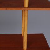Dutch teak & birch shelving unit