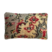 Vintage turkish rug cushion cover, 30 x 50 cm