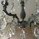 Antique chandelier with pendants