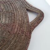 Old straw basket