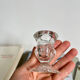 Bougeoir en verre