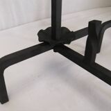 Bronze cast iron firewood fireplace accessory andier spit grill